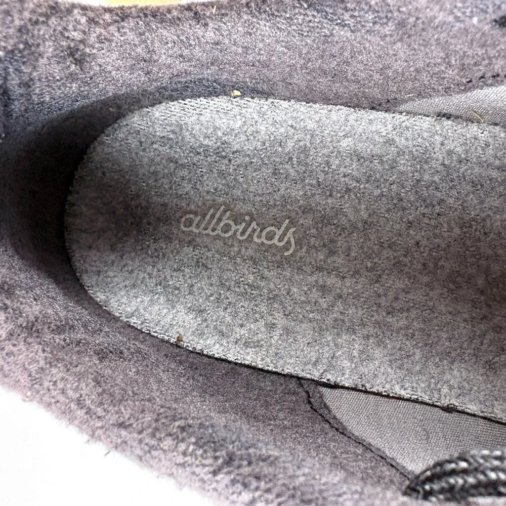 Allbirds Wool Runner Mizzle Shoes Mens Sz 11 Natural Black/Dark Gray with Box
